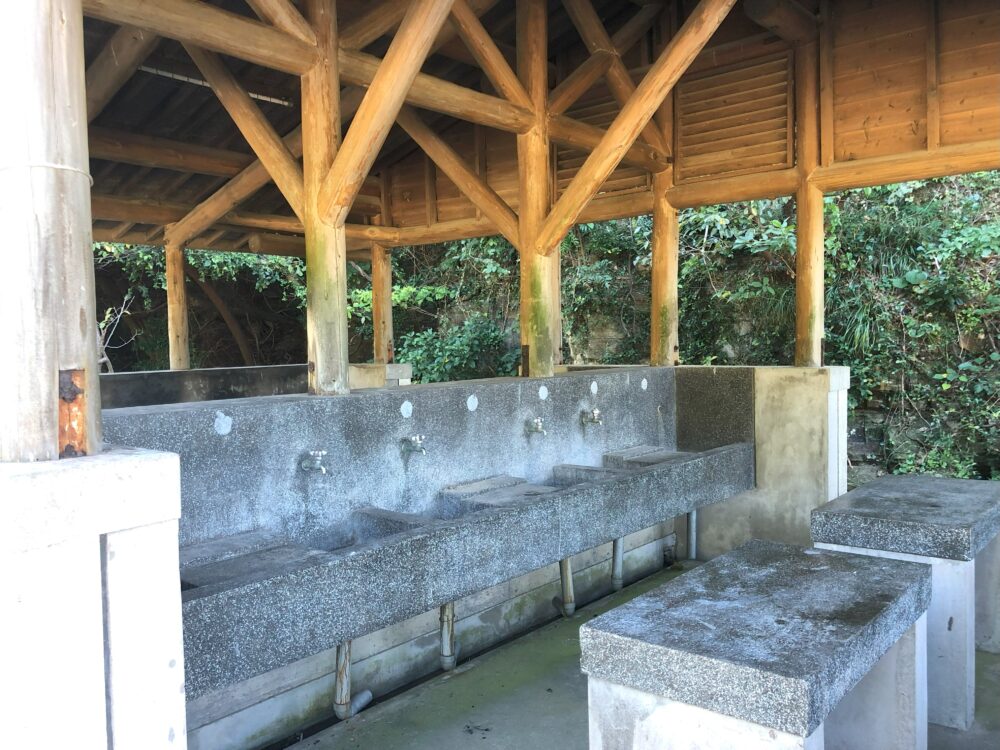 壱岐串山キャンプ場の施設設備（水道）