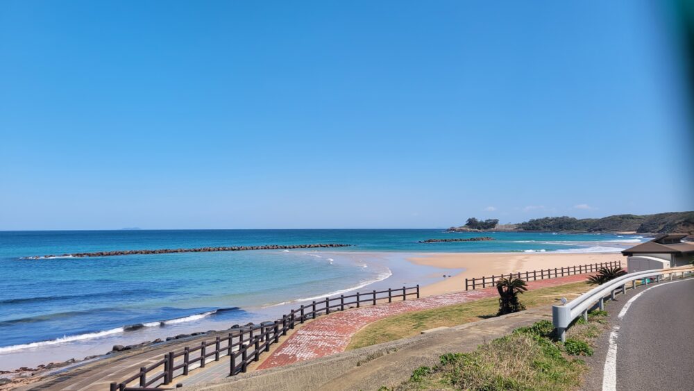 壱岐の清石浜ビーチ