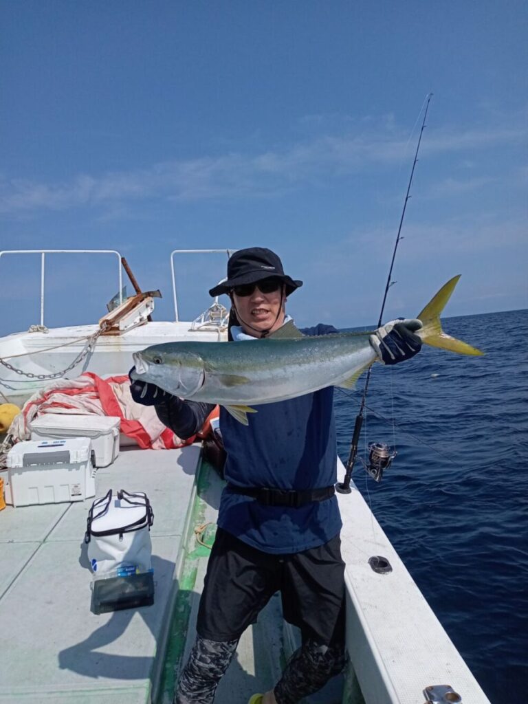 壱岐の遊漁船流星Ⅱで釣れたヒラマサ