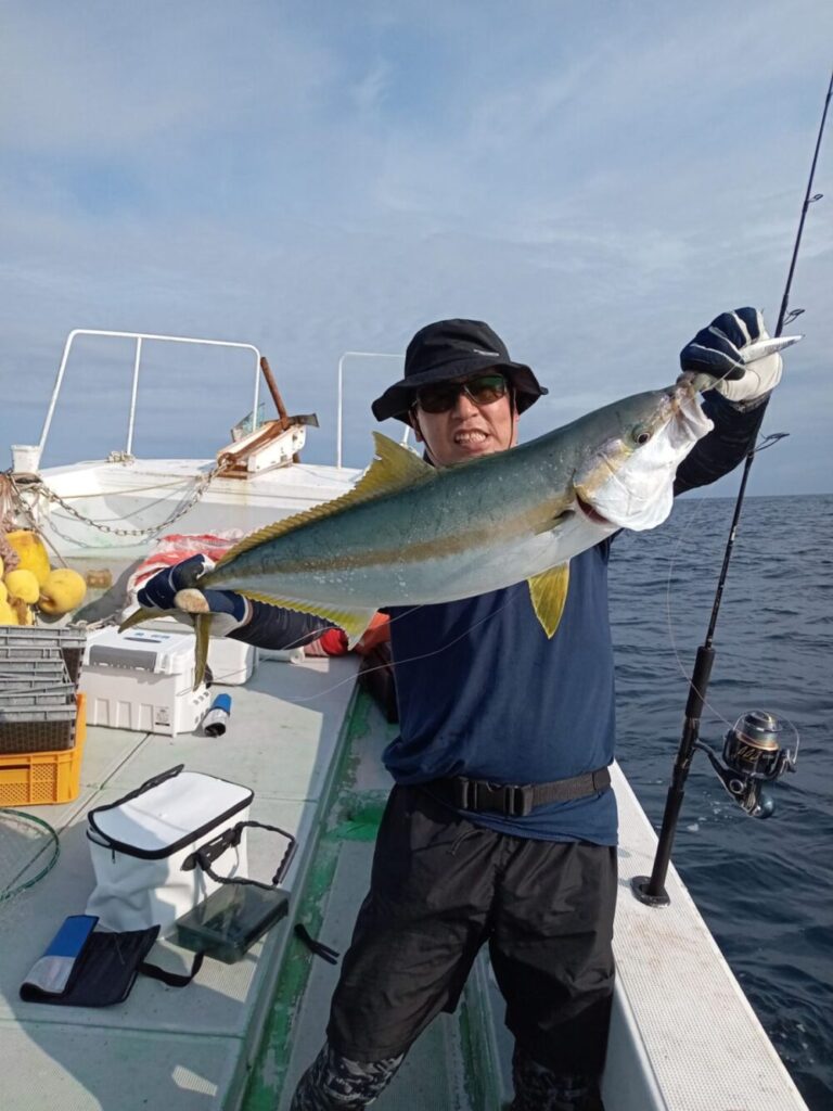 壱岐の遊漁船流星Ⅱで釣れたヒラマサ