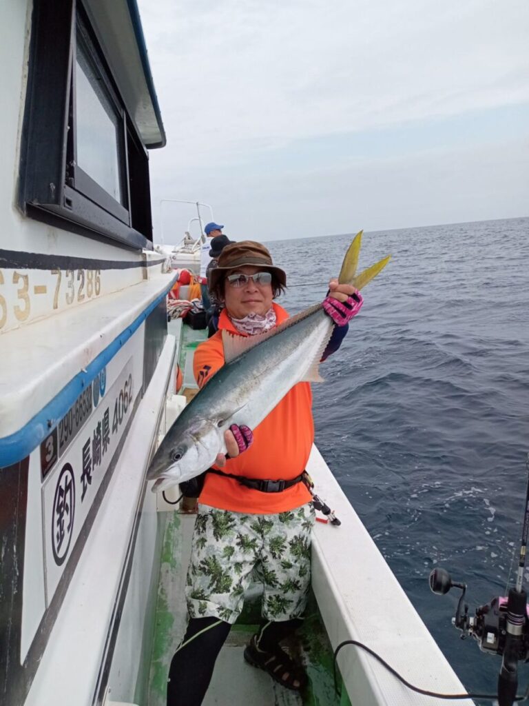 壱岐の遊漁船流星Ⅱで釣れたヒラマサ