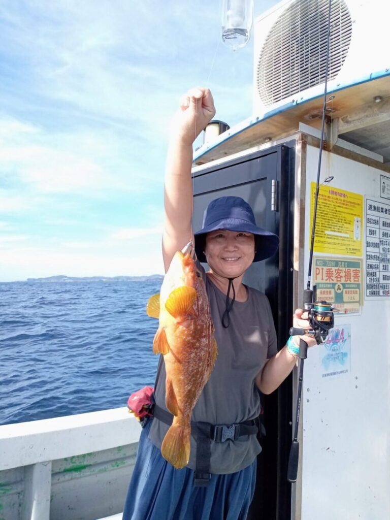 壱岐の遊漁船流星Ⅱで釣れたキジハタ