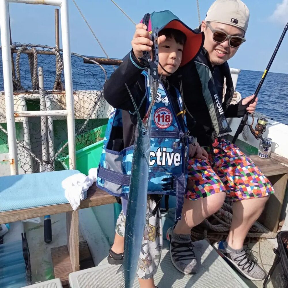 壱岐の遊漁船流星Ⅱで釣れたダツ