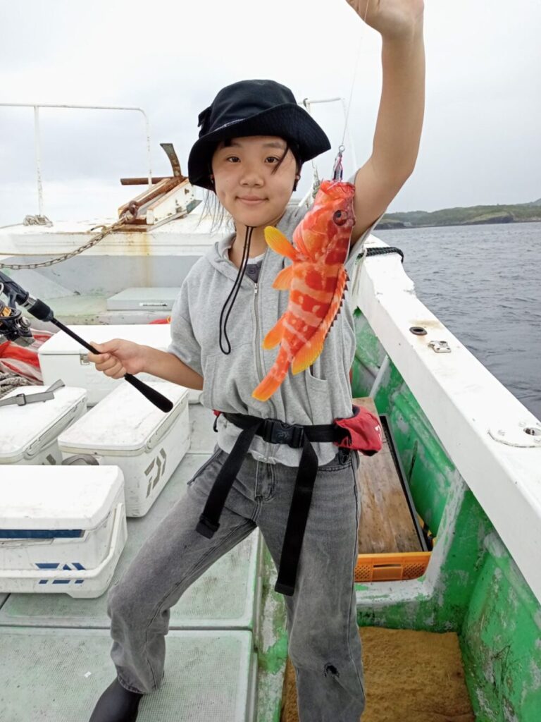 壱岐の遊漁船流星Ⅱで釣れたアカハタ