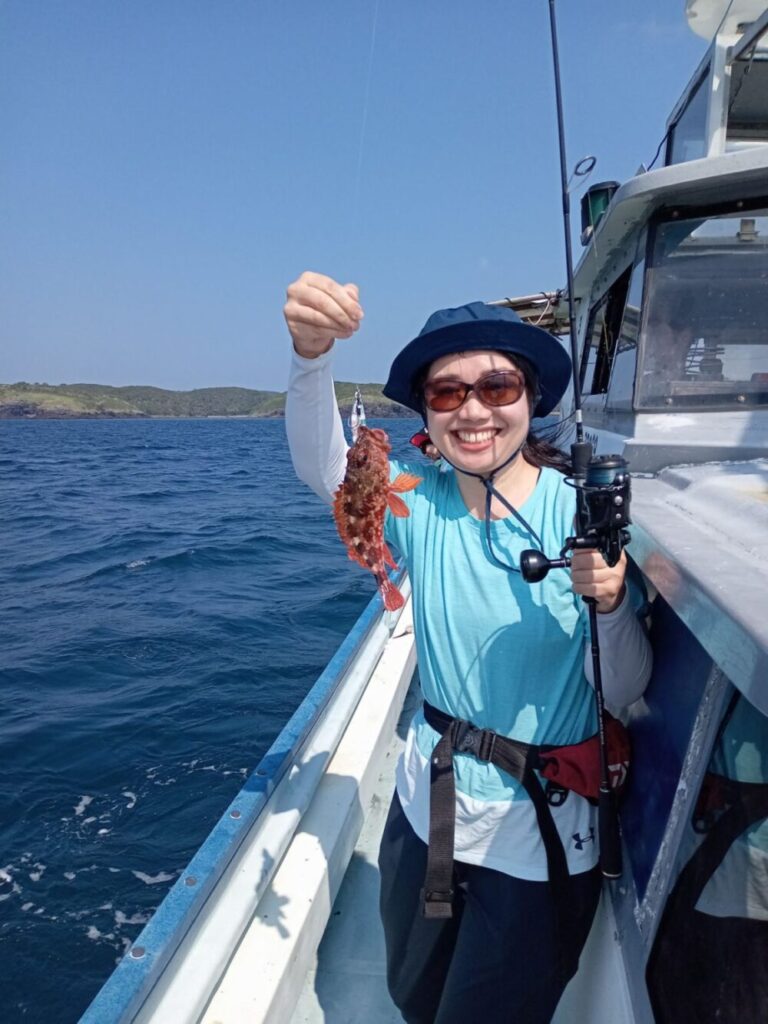 壱岐の遊漁船流星Ⅱで釣れたカサゴ（アラカブ）